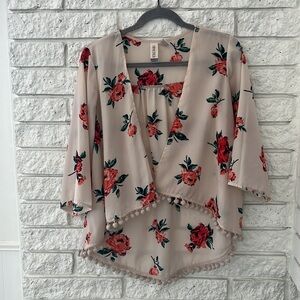 Mimi Chica floral cardigan🌸